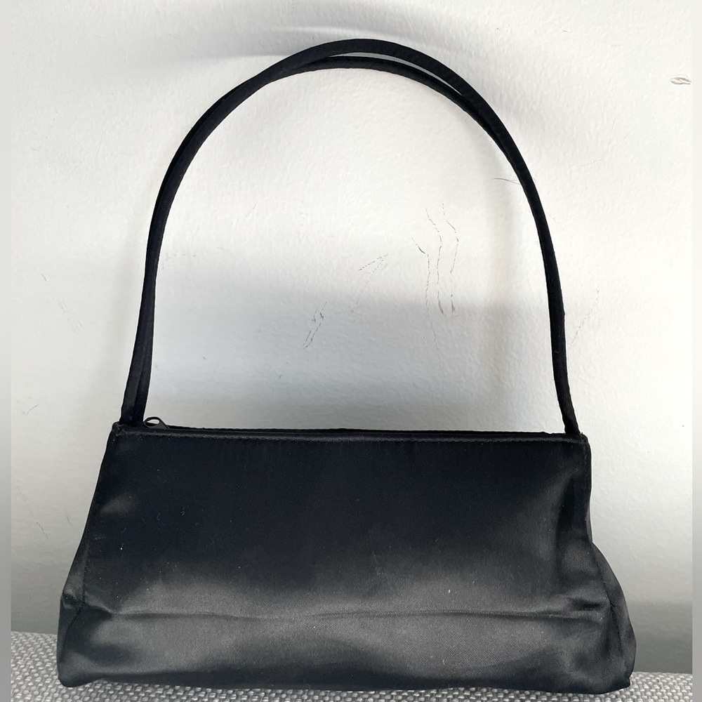 Tiny Black Nylon Purse -Le Regale